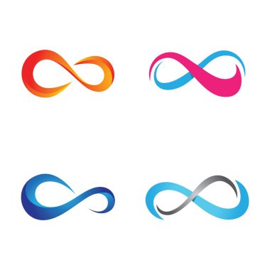 Sonsuzluk logo resimleri illüstrasyon tasarımı