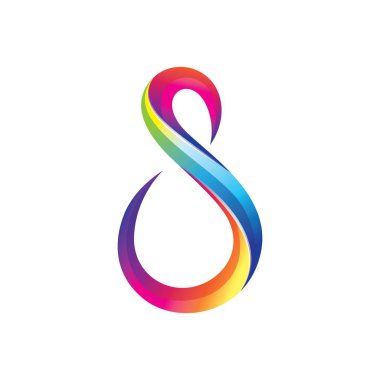 Sonsuzluk logo resimleri illüstrasyon tasarımı