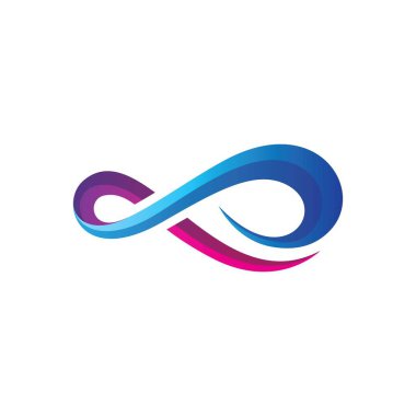 Sonsuzluk logo resimleri illüstrasyon tasarımı