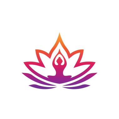 Wellness logo resimleri tasarım illüstrasyonu