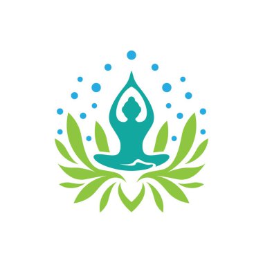 Wellness logo resimleri tasarım illüstrasyonu