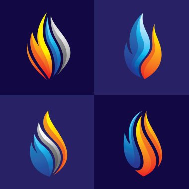 Logo resimlerini ateşle tasarımı