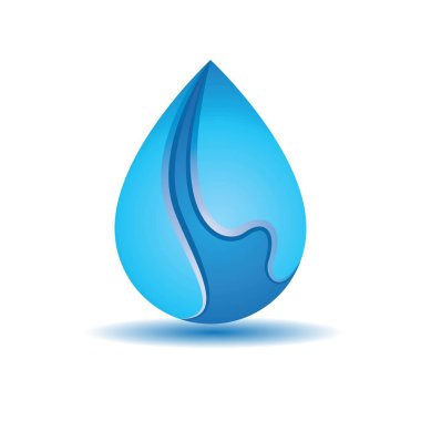 Su damlası logo resimleri çizimi tasarımı