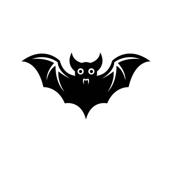 Bat Logo Vector Icon Illustration Design — Stock Vector