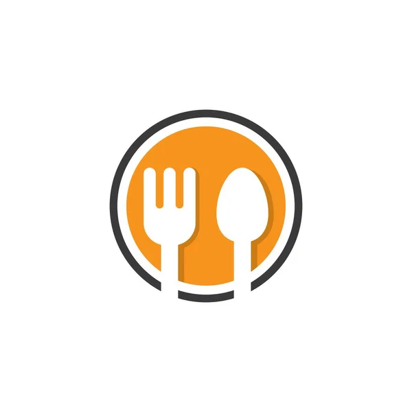 Векторный Дизайн Логотипа Ресторана — стоковый вектор