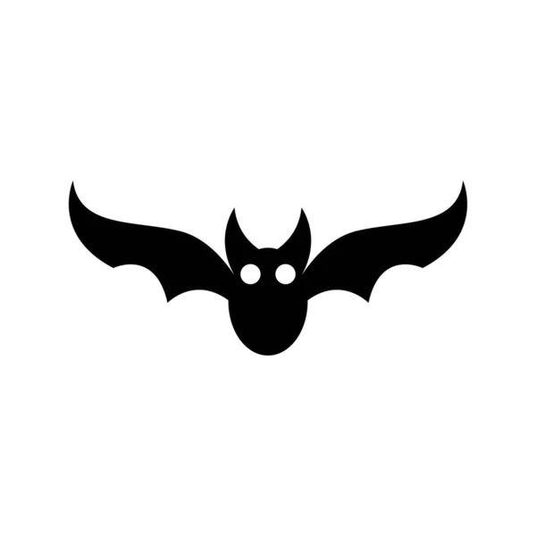 Bat Logo Vettoriale Icona Illustrazione Design — Vettoriale Stock