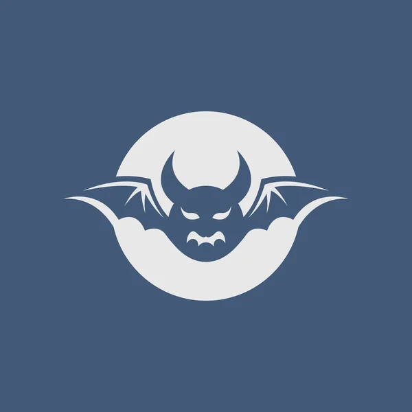 Bat Vector Icon Illustration Design — Stock Vector