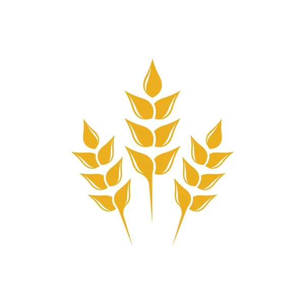 小麦ベクトルのアイコンイラストデザイン — ストックベクタ
