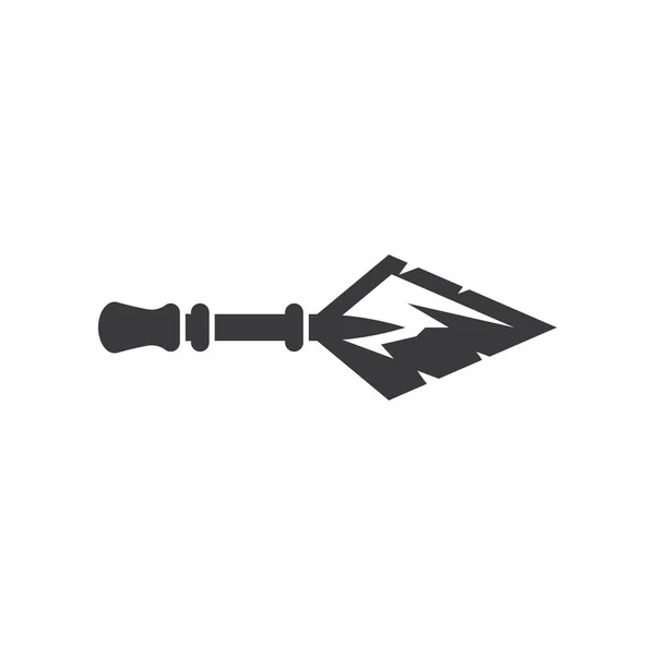Спис Логотипу Піктограма Векторний Дизайн — стоковий вектор