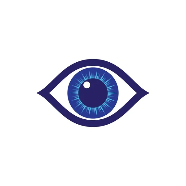 Eye Symbool Vector Pictogram Illustratie Ontwerp — Stockvector