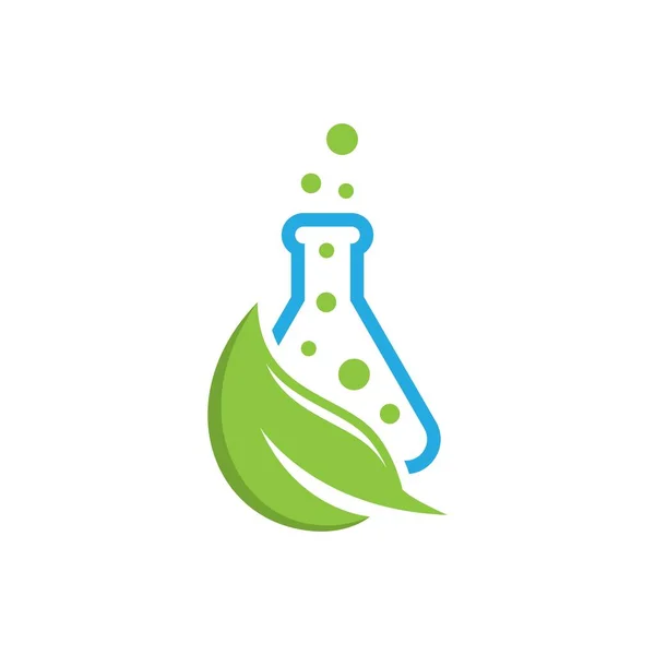 Natural Lab Logo Icon Vector Design — Stock Vector