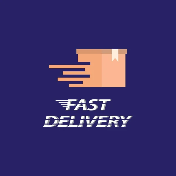 Fast Delivery Logo Icon Design — Stock Vector