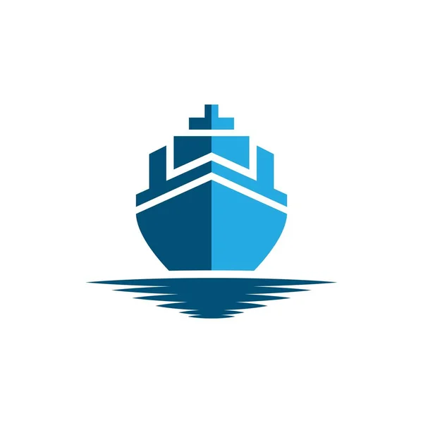 Cruise Ship Symbol Vector Icon Illustration — Stock Vector