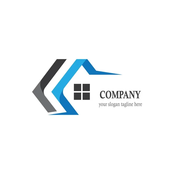 Casa Simbolo Vettoriale Illustrazione Design — Vettoriale Stock