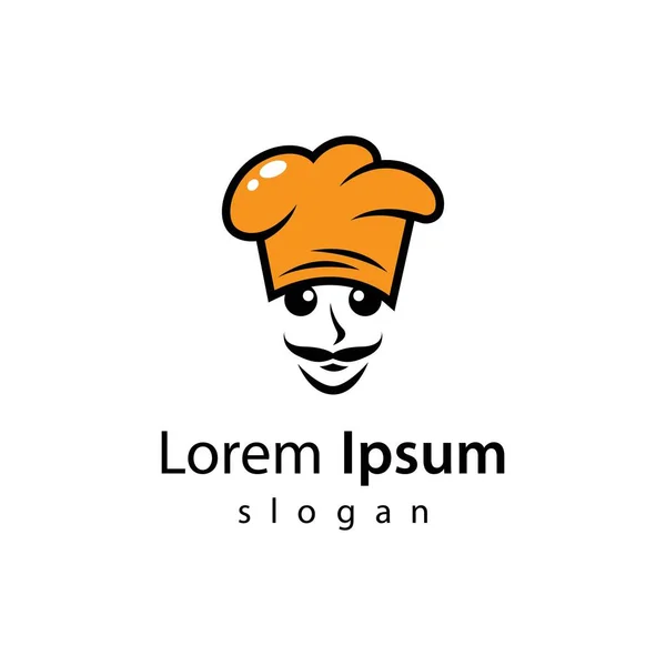 Chef Logotipo Imagens Ilustração Design —  Vetores de Stock