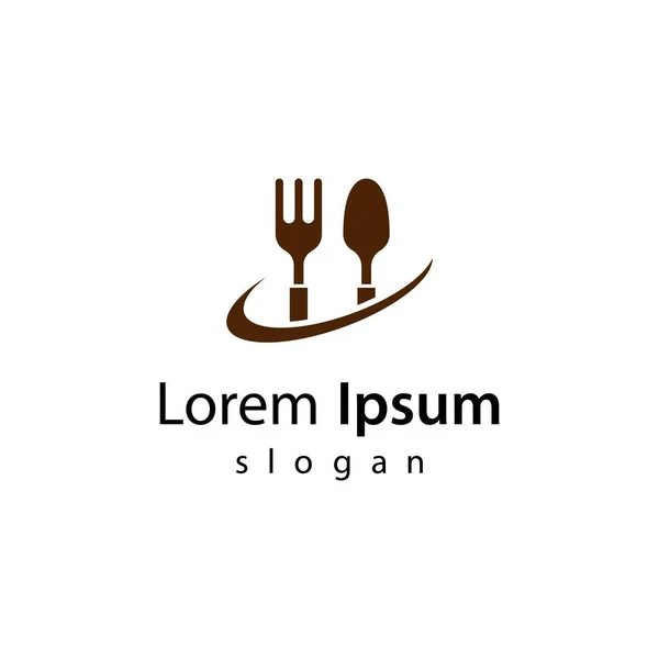 Дизайн Ілюстрації Зображень Логотипу Ресторану — стоковий вектор