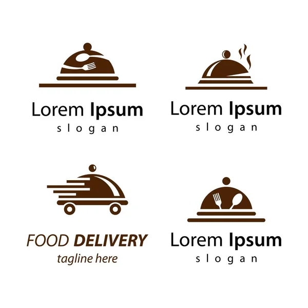 Restaurante Logotipo Imagens Ilustração Design —  Vetores de Stock