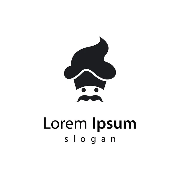 Chef Logotipo Imagens Ilustração Design —  Vetores de Stock