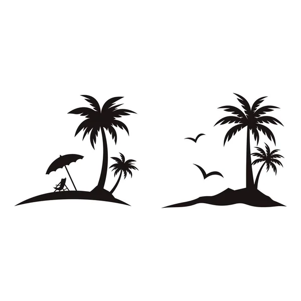 Изображения Логотип Пальмы — стоковый вектор
