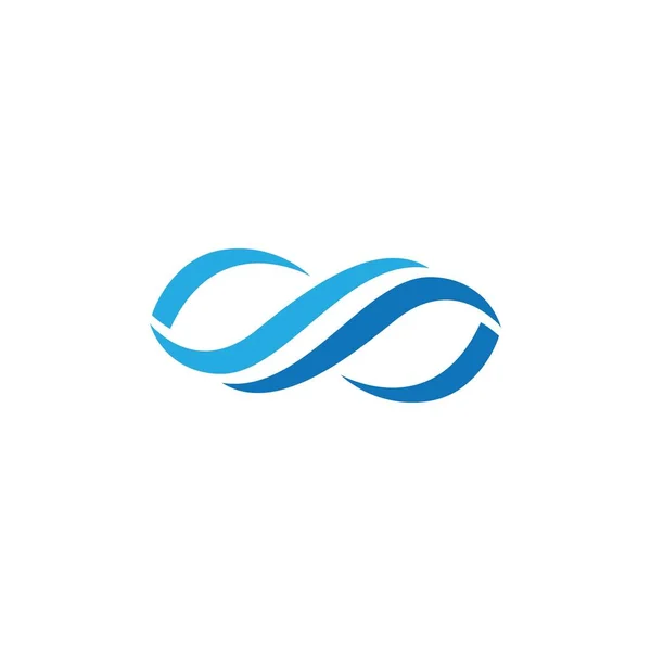 Ilustracja Projektu Logo Nieskończoności — Wektor stockowy