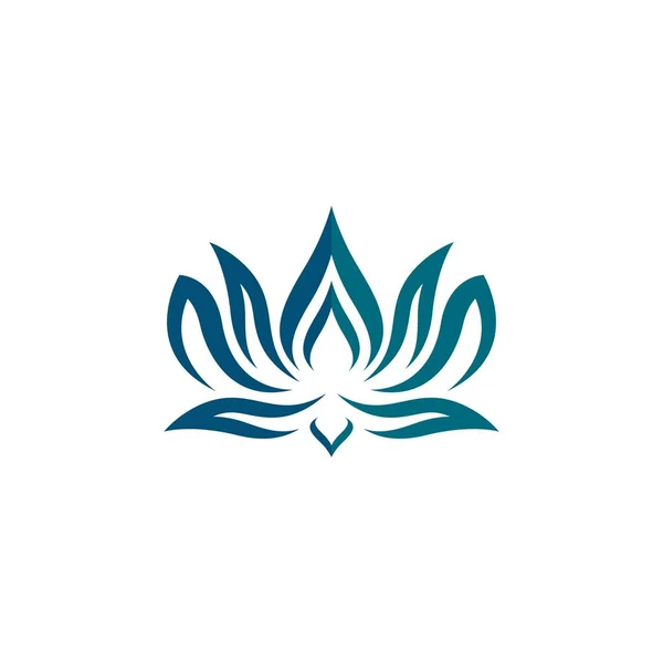 Güzellik Lotusu Logo Resim Çizimi Tasarımı — Stok Vektör