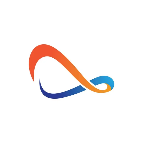 Infinito Logotipo Imagens Ilustração Design — Vetor de Stock
