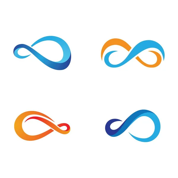 Infinity Logo Images Illustration Design — Stock Vector