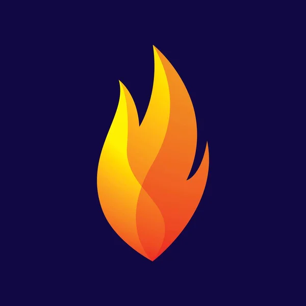 Feuer Logo Bilder Illustration Design — Stockvektor