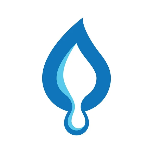 Water Drop Logo Images Illustration Design — Stock Vector