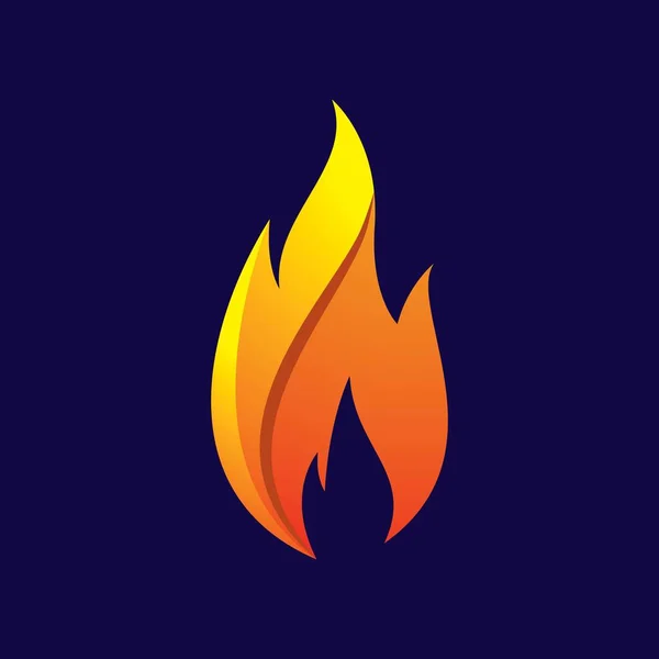 Feuer Logo Bilder Illustration Design — Stockvektor