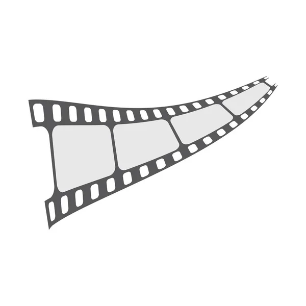 Filmstrip Vector Icon Illustration Design — Stock Vector