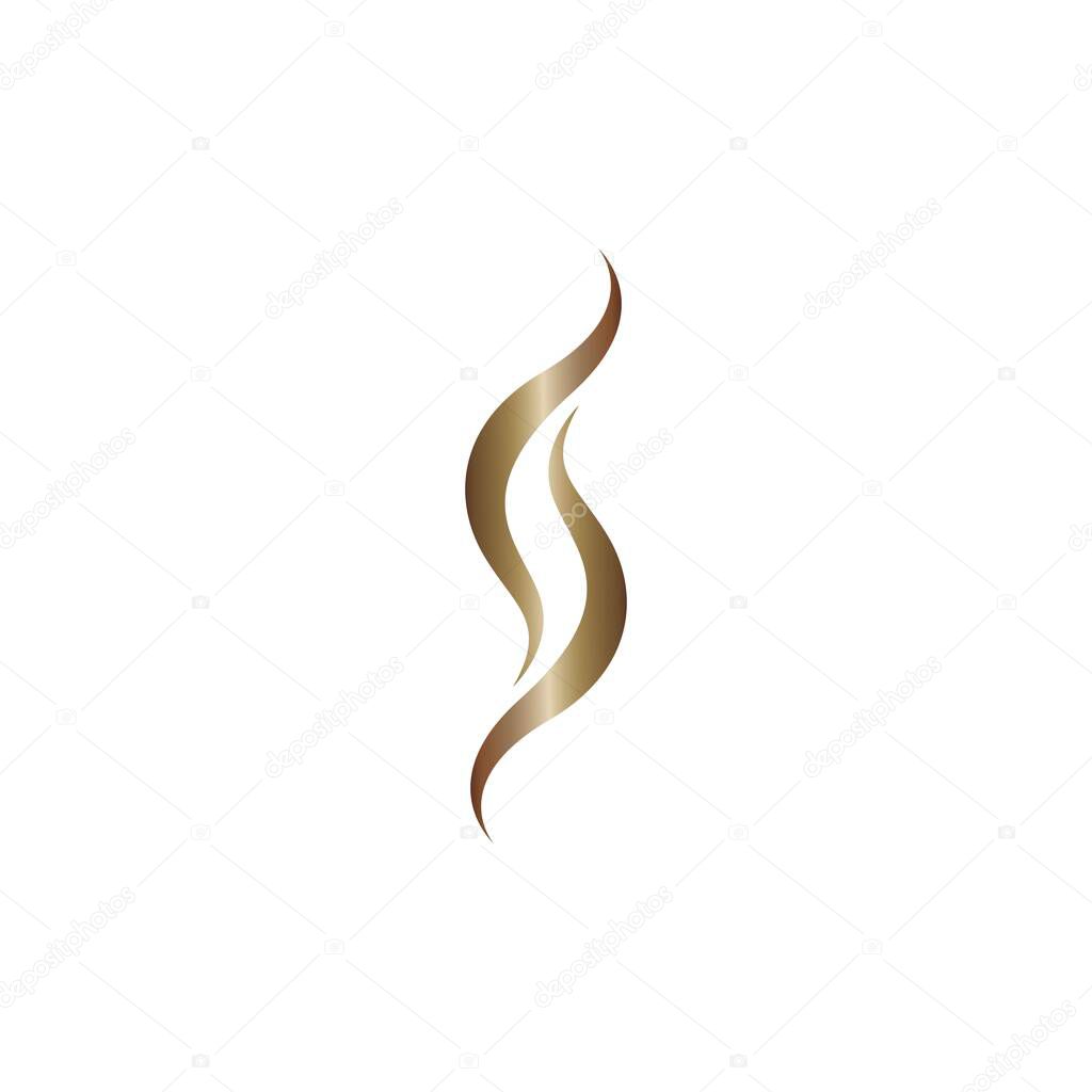 Hair logo and symbol vector icon design
