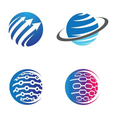 Globe logo resimleri çizimi tasarımı