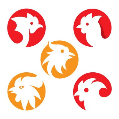 Rooster logo resimleri çizimi tasarımı