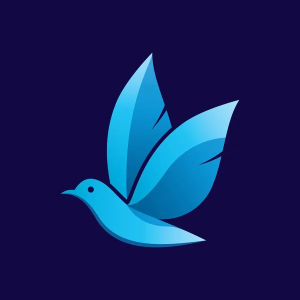 Dove Logo Obrazów Ilustracji Projektu — Wektor stockowy