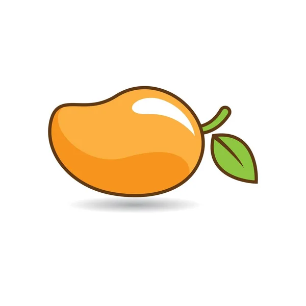 Mango Logo Imágenes Ilustración Diseño — Vector de stock