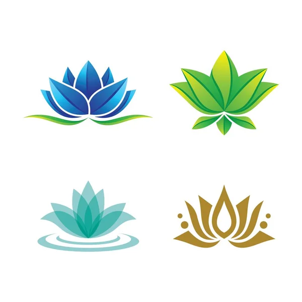 Güzellik lotusu logo resim çizimi tasarımı