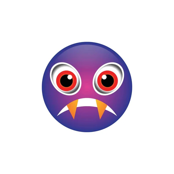 Dracula Emoji Immagini Illustrazione Design — Vettoriale Stock