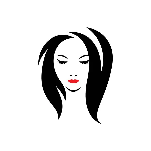 Cabelo Beleza Salão Beleza Logotipo Imagens Ilustração Design — Vetor de Stock