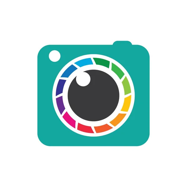 Camera Logo Images Illustration Design — Stock Vector