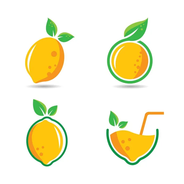 Logo Citron Images Illustration Design — Image vectorielle