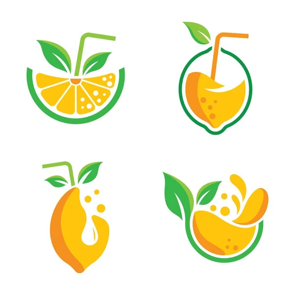 Logo Citron Images Illustration Design — Image vectorielle