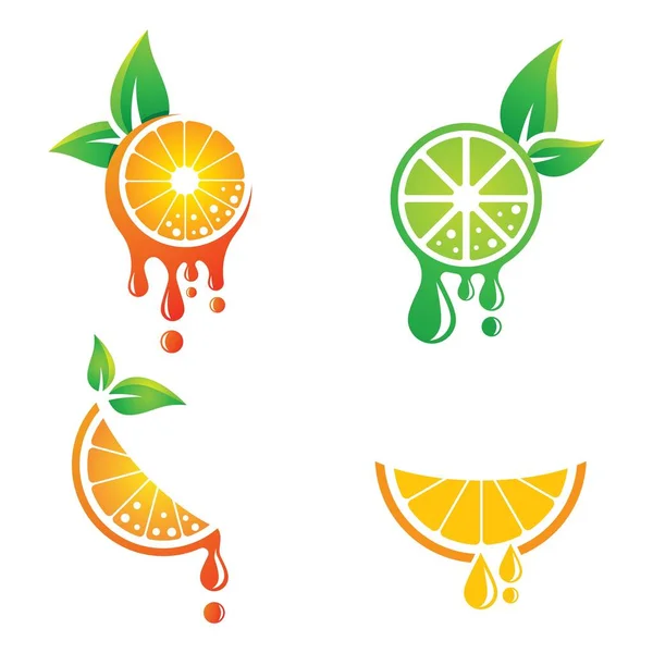 Logo Citron Images Illustration Design — Image vectorielle