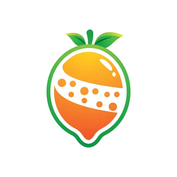 Lemon Logotipo Imagens Ilustração Design — Vetor de Stock
