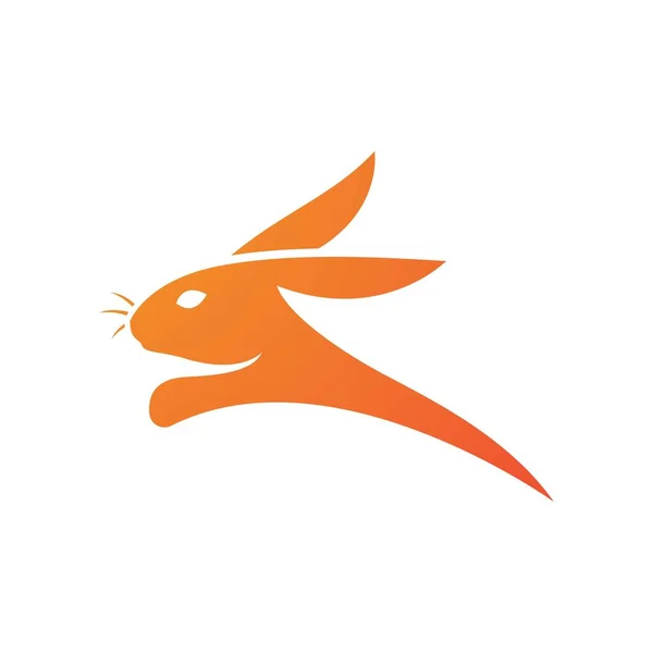 Rabbit Logo Images Illustration Design — Stock Vector