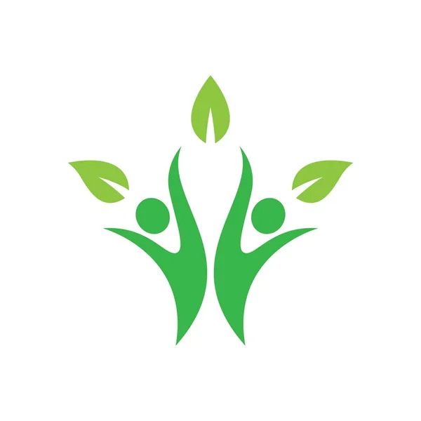 Diseño Ilustración Del Logotipo Del Árbol Genealógico — Vector de stock