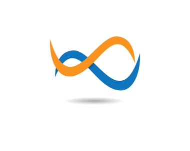 Sonsuzluk Tasarımı Sonsuzluk logo Vektörü Logo şablonu