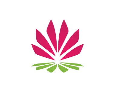 Güzellik Vektörü çiçek tasarımı logo şablonu simgesi