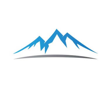 Dağ Logosu şablon vektör illüstrasyon tasarımı