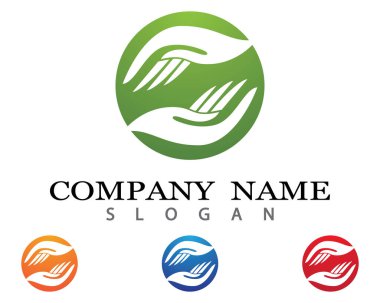 El Bakımı Logo Şablonu Vektör İşletmesi